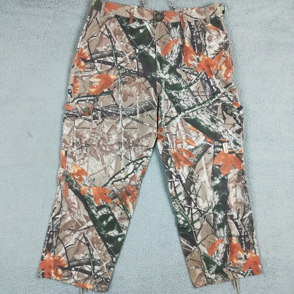 Outfitters Ridge Mens Pants Hunting Cargo Camouflage Fusion 3D Brown XL
